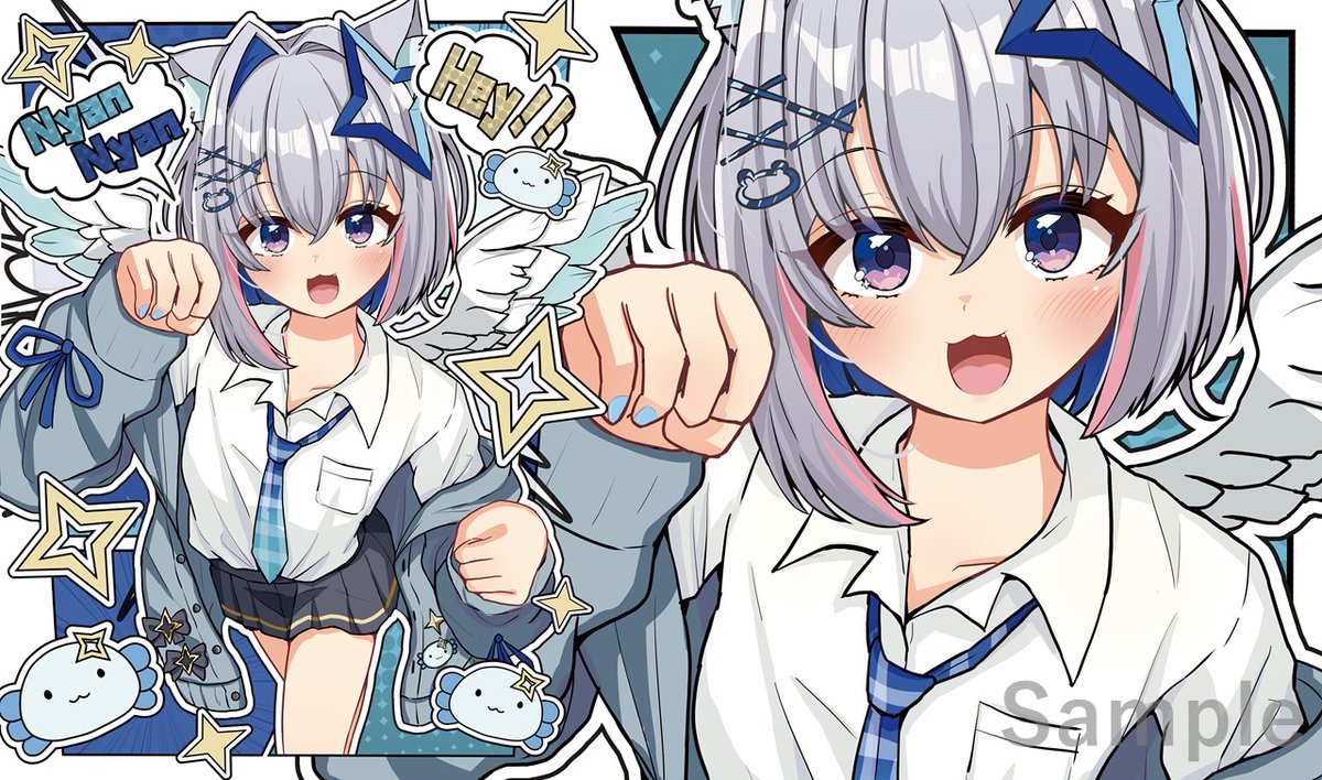 【フォロー＆リポストキャンペーン】
今回頒布予定の「かなた」のスリーブとプレイマットを1名様にプレゼント！！
参加方法はフォロー&amp;この投稿をリポストです！
締め切りは2025年5月6日23時59分までとなります。