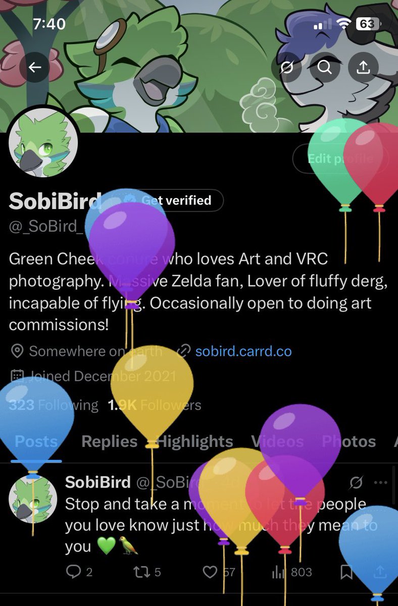 I’m swallowing a whole balloon 🦜