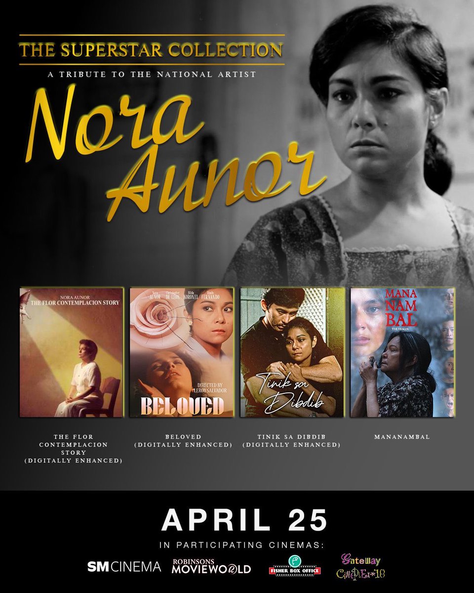ISANG PAG-ALALA SA NAG-IISANG SUPERSTAR 🎭

Celebrate Nora Aunor's legacy with
THE SUPERSTAR COLLECTION: A Tribute To The National Artist