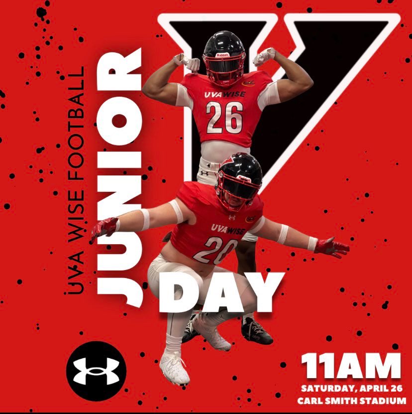 Jackson Nutter (@jacksonnutter9) on Twitter photo I will be attending UVA Wise’s Junior day Saturday April 26th
<a href="/UVAWiseCavsFB/">UVA Wise Football</a>
<a href="/CoachGouldLB/">Coach Gould</a>
<a href="/CoachGaryBass/">Gary Bass</a>
<a href="/GametimeRC/">Gametime Recruiting & Consulting</a> I will be attending UVA Wise’s Junior day Saturday April 26th
<a href="/UVAWiseCavsFB/">UVA Wise Football</a>
<a href="/CoachGouldLB/">Coach Gould</a>
<a href="/CoachGaryBass/">Gary Bass</a>
<a href="/GametimeRC/">Gametime Recruiting & Consulting</a>