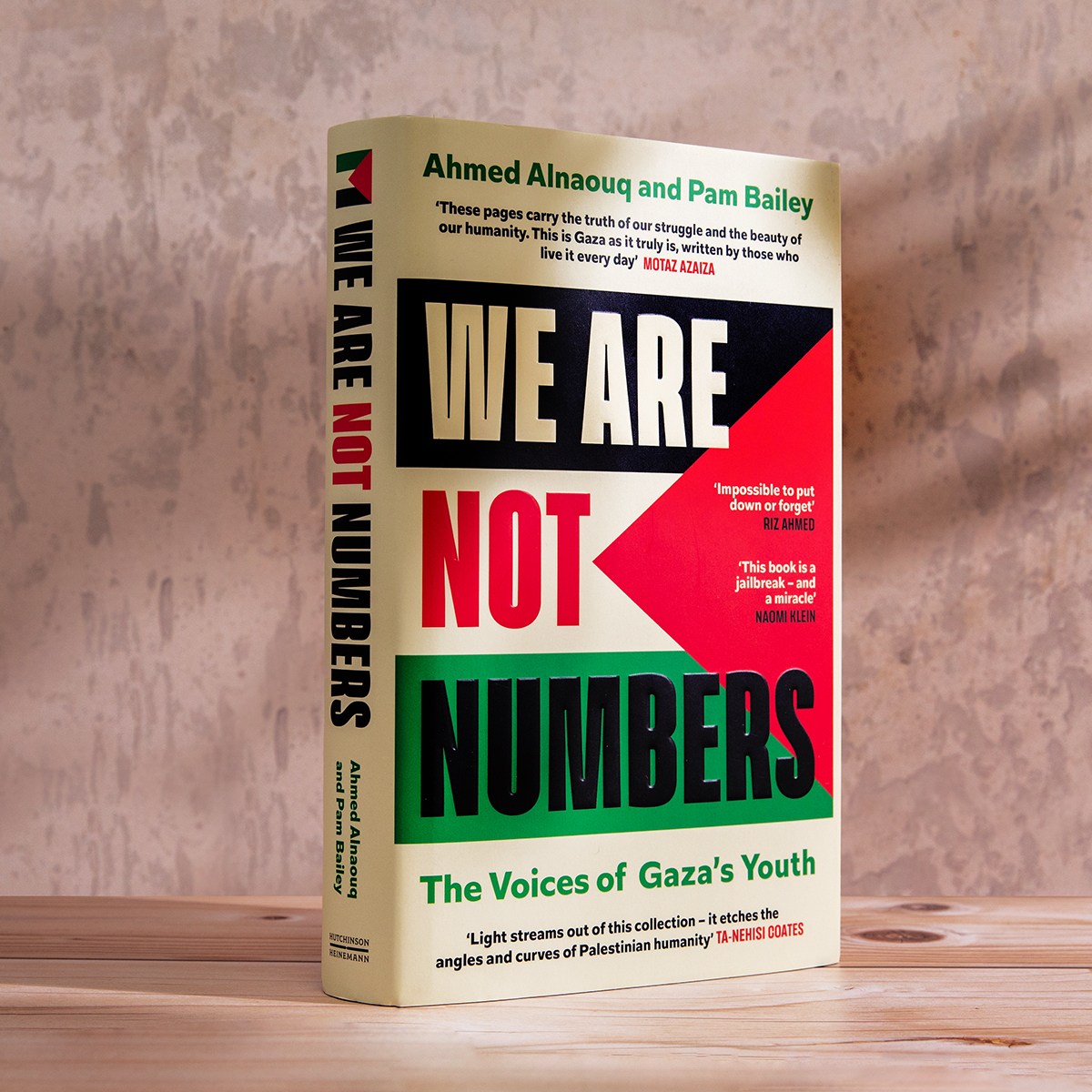 Hutchinson Heinemann (@hutchheinemann) on Twitter photo 🇵🇸 WE ARE NOT NUMBERS 🇵🇸
This essential collection bringing together essays and poetry written by Gaza's youth is out TODAY!
'Gaza as it truly is' <a href="/azaizamotaz9/">MoTaz</a>
'A jailbreak and a miracle' <a href="/NaomiAKlein/">Naomi Klein</a>
'Essential' TA-NEHISI COATES
<a href="/AlnaouqA/">Ahmed Alnaouq</a>
<a href="/WeAreNotNumbers/">We Are Not Numbers</a> 🇵🇸 WE ARE NOT NUMBERS 🇵🇸
This essential collection bringing together essays and poetry written by Gaza's youth is out TODAY!
'Gaza as it truly is' <a href="/azaizamotaz9/">MoTaz</a>
'A jailbreak and a miracle' <a href="/NaomiAKlein/">Naomi Klein</a>
'Essential' TA-NEHISI COATES
<a href="/AlnaouqA/">Ahmed Alnaouq</a>
<a href="/WeAreNotNumbers/">We Are Not Numbers</a>