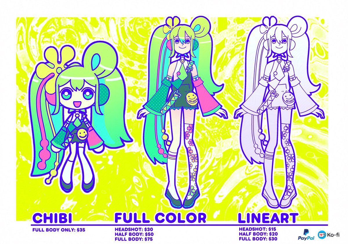 EerieElixir's tweet image. New com sheet!! Feel free to dm me if you have questions or just want a quote no strings attached! I also have my portfolio in my bio if you’d like more examples! ✨