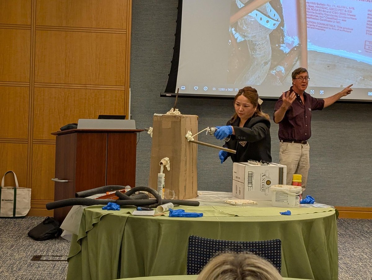 Southface Institute (@southfaceinst) on Twitter photo Thanks to <a href="/CoxEnterprises/">Cox Enterprises</a> for having us out yesterday for an Earth Day weatherization workshop! We love sharing the environmental and economic benefits of increasing a home's efficiency, and of course, it's always fun to play with mastic and spray foam. Thanks to <a href="/CoxEnterprises/">Cox Enterprises</a> for having us out yesterday for an Earth Day weatherization workshop! We love sharing the environmental and economic benefits of increasing a home's efficiency, and of course, it's always fun to play with mastic and spray foam.
