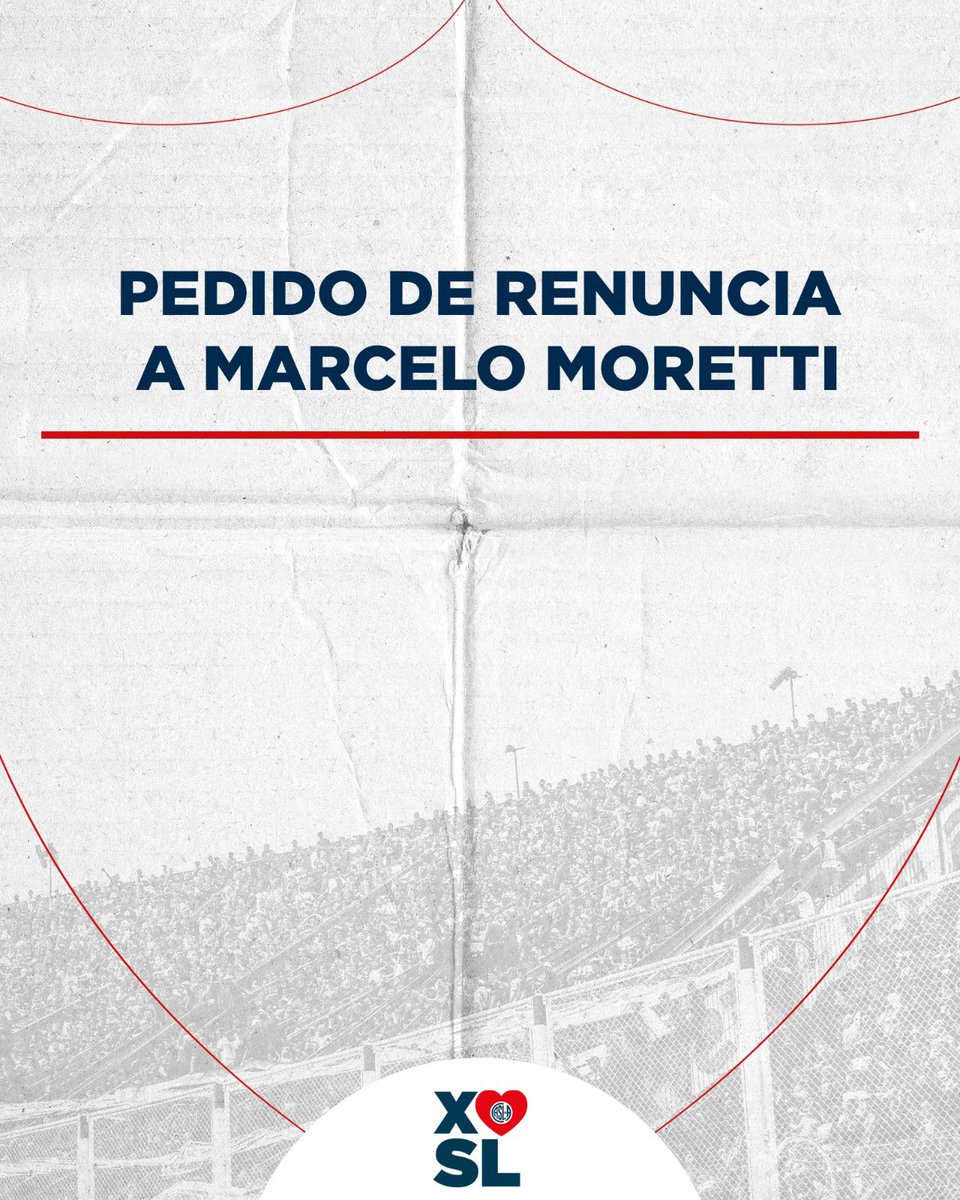 Las lamentables declaraciones del presidente Marcelo Moretti no hicieron más que confirmar lo que desde hace tiempo venimos viendo: su total incapacidad para estar al frente de San Lorenzo.

Moretti no sólo evidenció una alarmante falta de liderazgo, sino también una preocupante