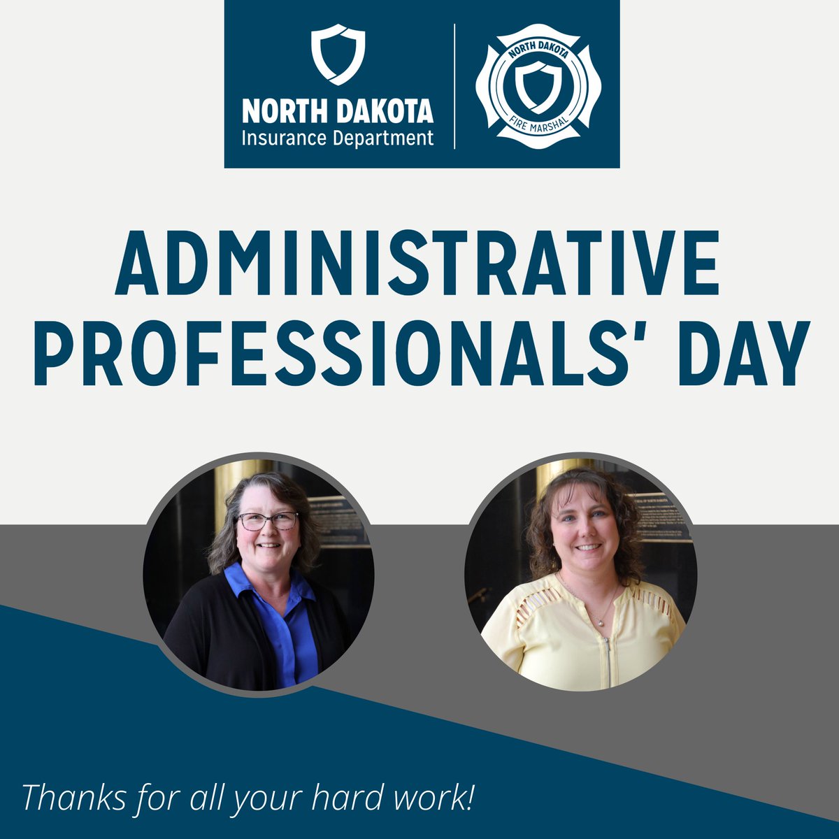 We want to take a moment to thank our fantastic team members, Marcy and Nichole, on this #AdministrativeProfessionalsDay and shout them out for all the work they do to support our mission!