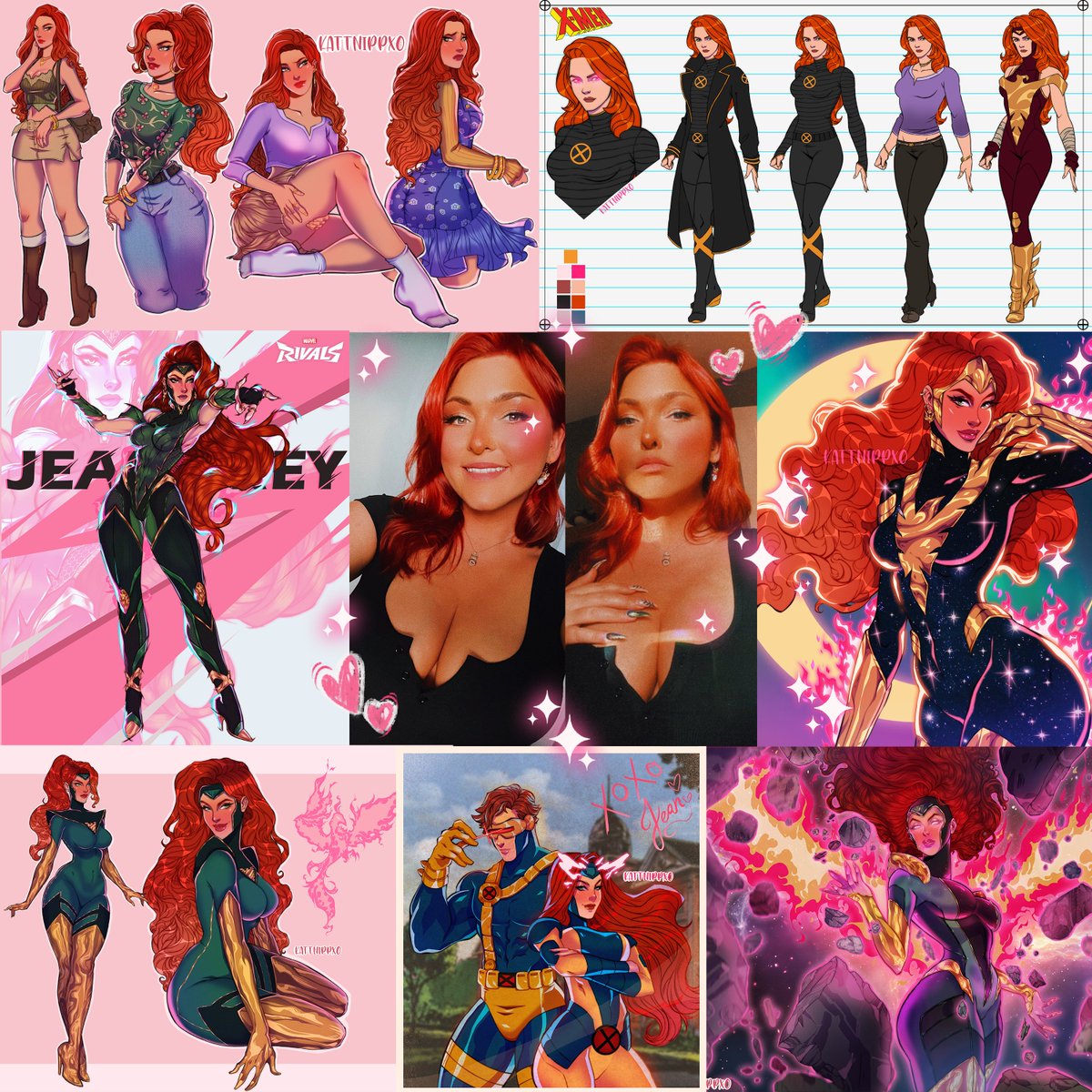 KattNippxo's tweet image. Helloo new followers! I just wanted to introduce myself to all the new people! My name is Katt, I'm a Animation Concept Art graduate, full time freelance illustrator! You will see a lot of Jean Grey/X-men art from me. I love doing pinups and I love vintage fashion. 💖💖