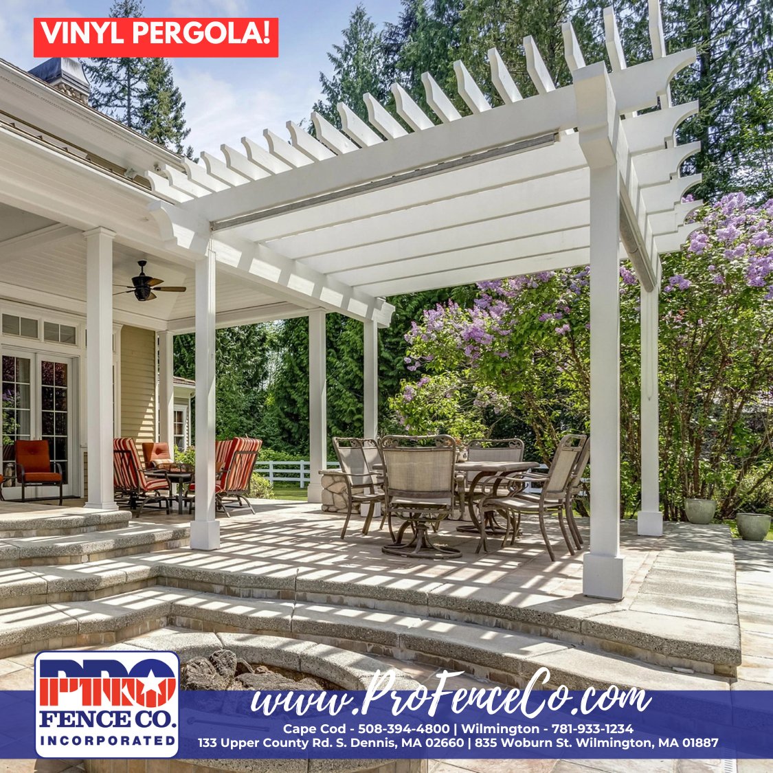 ProFenceCO1's tweet image. A vinyl pergola is the perfect addition to your outdoor space. It creates a beautiful, shaded area for relaxing, dining, or gathering with friends. Unlike wood, vinyl won’t warp, crack, or require constant upkeep.

#VinylPergola #OutdoorLiving #PROFence

bit.ly/3sCvgan