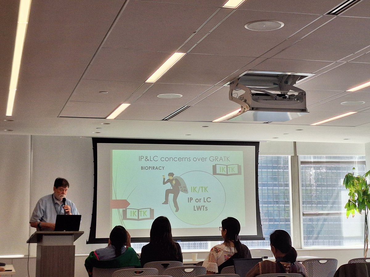 FNataya's tweet photo. Presentations were made on the Cali Fund, Digital sequence Information,WIPO treaty on Intellectual Property rights, genetic resources and associated traditional knowledge and relevance of the agreements and initiatives on this topics to #indigenouspeoples and their participation https://t.co/sYT0QUkC13