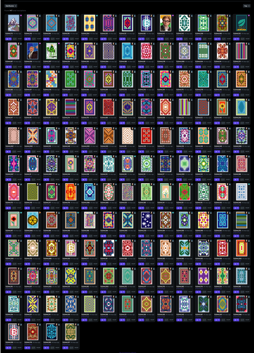 I may be biased, but this is still one of the best non-pfp ordinal collections  

My magnum opus