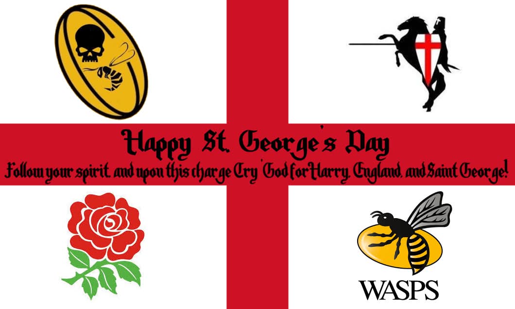 SkullsWasps's tweet photo. Happy St. George's Day everyone! ๐ค๐๐ค๐๐ค๐ด๓ ง๓ ข๓ ฅ๓ ฎ๓ ง๓ ฟ๐ด๓ ง๓ ข๓ ฅ๓ ฎ๓ ง๓ ฟ๐ด๓ ง๓ ข๓ ฅ๓ ฎ๓ ง๓ ฟ๐ด๓ ง๓ ข๓ ฅ๓ ฎ๓ ง๓ ฟ #OnceAWasp @WaspsFC @WaspsLegends https://t.co/6xaBtLpHKA