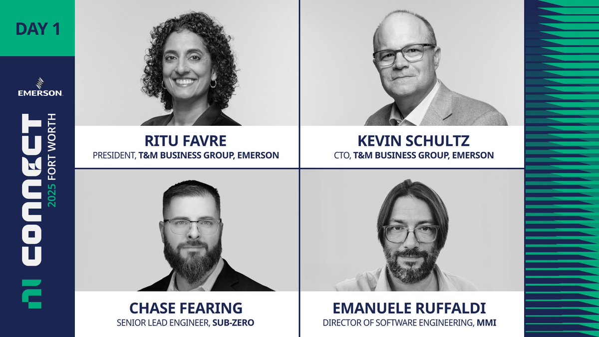 NIglobal's tweet image. Stream into #NIConnect 2025’s opening keynote via YouTube on April 29 at 9 a.m. CT. 🖥️ Where we’ll unveil how our Intelligent Test vision is coming to life with exciting platform enhancements in 2025—including advancements in NI @LabVIEW, DAQ, and PXI. bit.ly/3EtTzTf