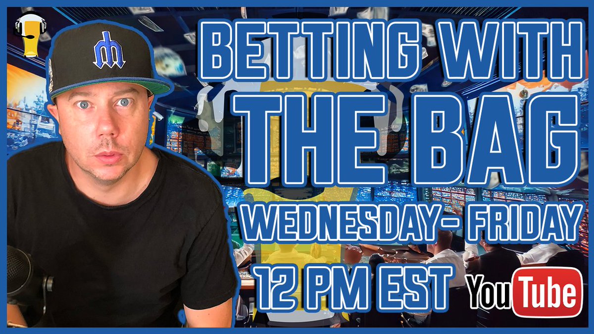 Jimmy the Bag (@jimmythebag) on Twitter photo Betting with the Bag Wednesday show pops off in 1hr at 12pmEST on <a href="/PubSportsRadio/">Pub Sports Radio ™</a>.
12:00 to 1 MLB w/<a href="/ttjb32/">tj</a> & <a href="/josebouquett/">Jose Bouquett</a>
1:00 to 1:45 NHL w/<a href="/Gogster99/">GOGI</a>
1:00 to 2:30 MLB w/<a href="/josebouquett/">Jose Bouquett</a>
2:30 to 3pm NBA w/<a href="/gettin_BILLs_/">🥋🏀billy briz 🏈🥊</a>
*Tap in, there's money to make. Betting with the Bag Wednesday show pops off in 1hr at 12pmEST on <a href="/PubSportsRadio/">Pub Sports Radio ™</a>.
12:00 to 1 MLB w/<a href="/ttjb32/">tj</a> & <a href="/josebouquett/">Jose Bouquett</a>
1:00 to 1:45 NHL w/<a href="/Gogster99/">GOGI</a>
1:00 to 2:30 MLB w/<a href="/josebouquett/">Jose Bouquett</a>
2:30 to 3pm NBA w/<a href="/gettin_BILLs_/">🥋🏀billy briz 🏈🥊</a>
*Tap in, there's money to make.