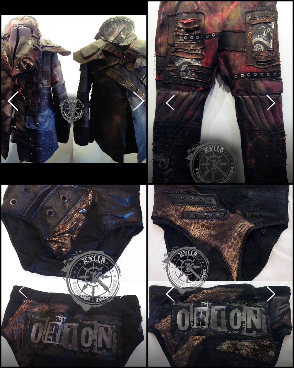 Every April, I think of the many  #Wrestlemania moments in the 7 years we worked together with Windham aka #BrayWyatt . He’s no longer around so wanted to share some Mania week photos from my favorite year, which was 2017 in Orlando when I dressed Bray Wyatt vs. #RandyOrton !