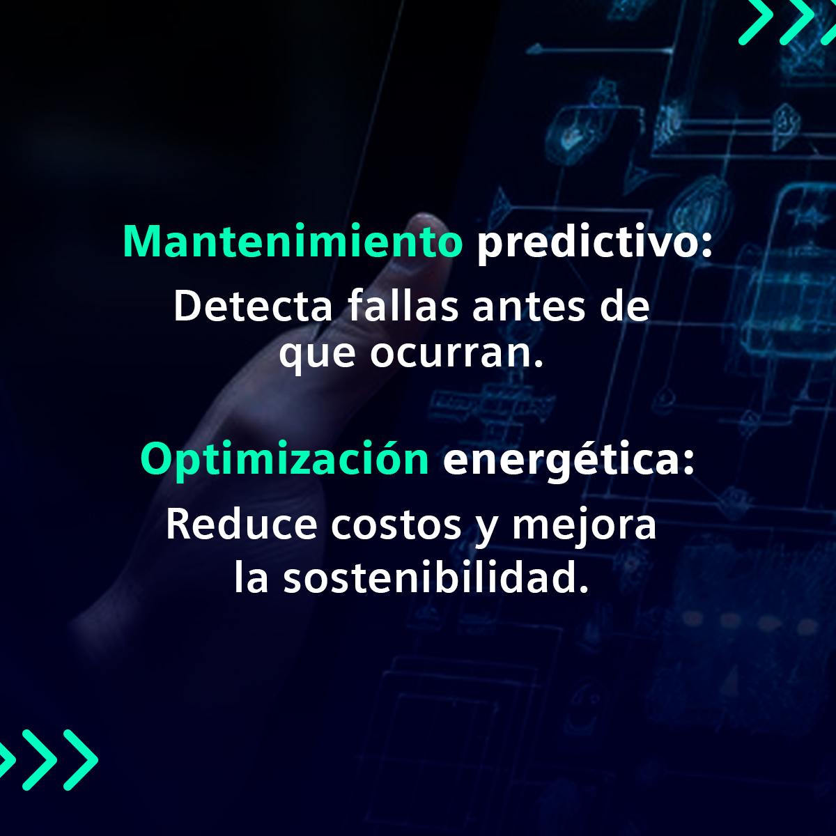 Anticípate al futuro de la industria

🔍 Detecta fallas antes de que ocurran
🤖 Automatiza procesos
⚡ Optimiza el consumo de energía

La convergencia IT/OT con Siemens está revolucionando la #TransformaciónDigital para lograr una #IndustriaInteligente