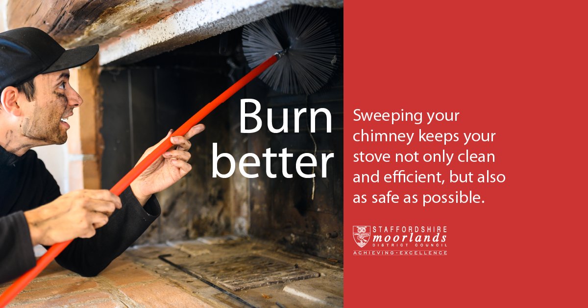 Having your chimney swept helps keep your appliance clean, efficient and most importantly safe to use!

Don't forget to get booked in with your local Chimney Sweep and give it a good spring clean.

Visit DEFRAs Burn Better information for help
uk-air.defra.gov.uk/library/burnbe…