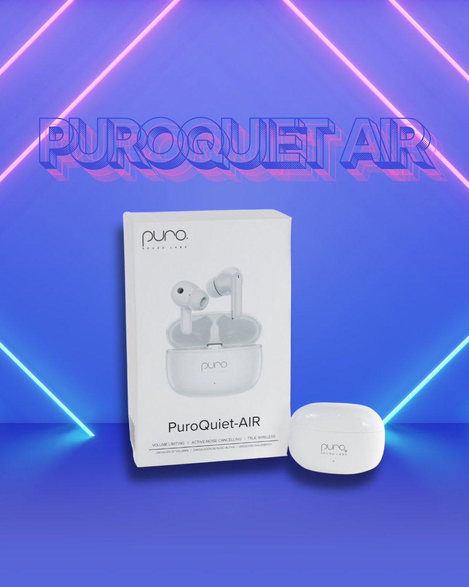 Our new PuroQuiet Air in-ear headphones are designed for your peace of mind, limiting volume to a safe 85 dB while delivering crystal-clear audio. Dive into a world of music that’s both immersive and gentle on your ears!
⁠
⁠l8r.it/E2hD