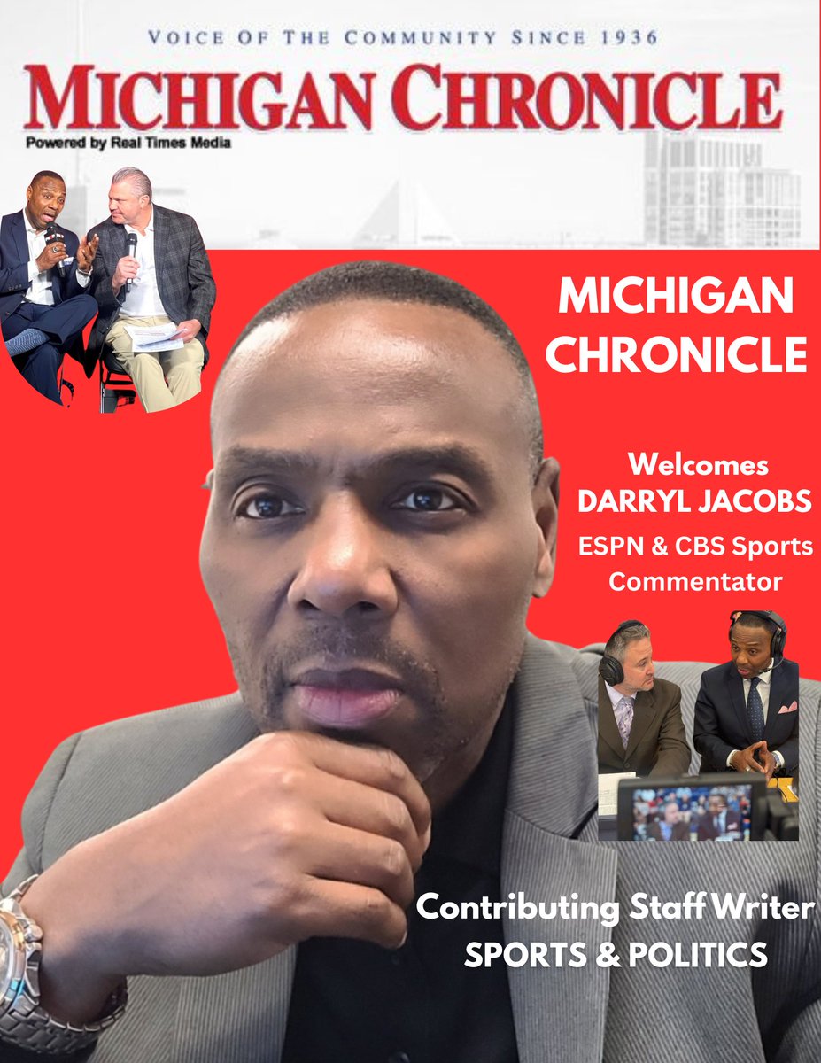 BREAKING NEWS! 

I'm proud to officially announce I have joined the distinguished team of writers and journalists at the Michigan Chronicle. 

Click on the link below to read the 1st of many articles.
michiganchronicle.com/whos-looking-o…