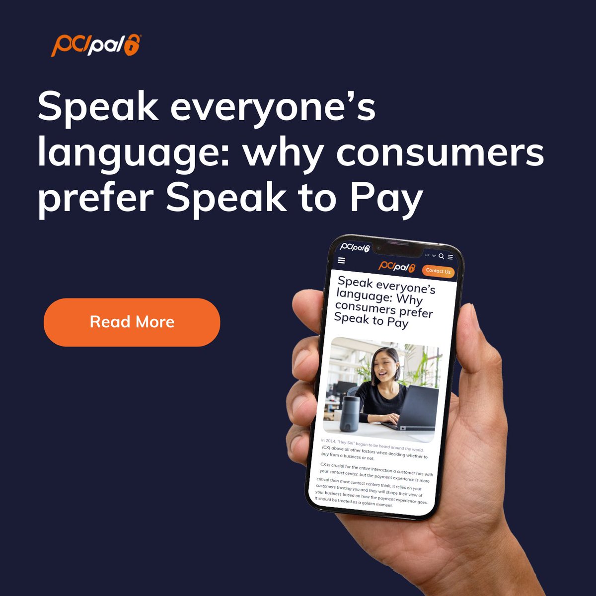 Your customers want to pay over the phone. The question is—are you making it as seamless and secure as possible?

Speak to Pay is gaining traction, and here’s why it’s a game-changer for customer experience and business growth ➡️ ow.ly/zMVe50VGlgn

#SpeakToPay #CX #Payments
