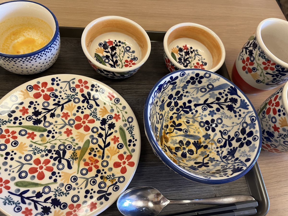 【非売品】 万博 ポーランド マウォポルスカ セット ポーランドの食器 ポーリッシュポタリーが好きで我が家に買い揃えてる