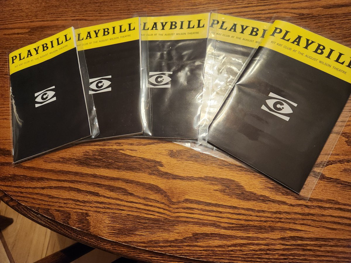 ScorpioBert's tweet image. FREE to a good home 😉I have 5 Unsigned Cabaret Playbills featuring Adam Lambert as Emcee, Auli'i Cravelho as Sally Bowles.  Free shipping anywhere in the World.  (ONE PER PERSON)