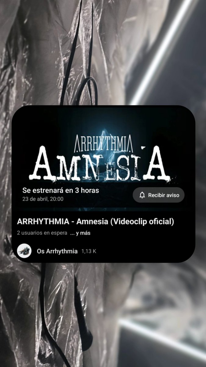 🔥🔥20:00 Estrea de "Amnesia" en Youtube🔥🔥

Esperámosvos alí!

youtu.be/AlXLdQki908?si…