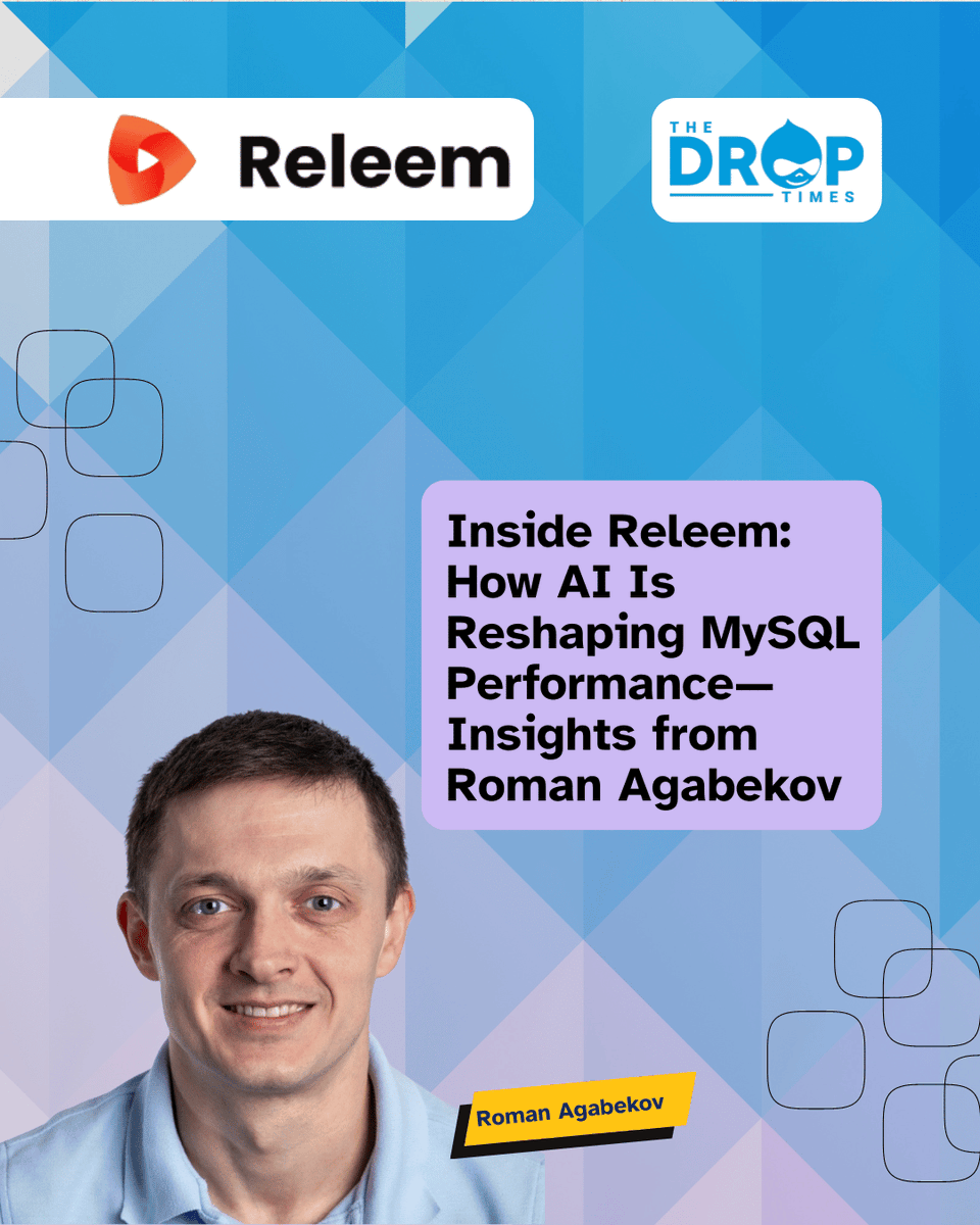 🚀 Releem <a href="/releemhq/">Releem</a>  is transforming MySQL performance tuning with AI automation! Founder Roman Agabekov <a href="/agabekovroman/">Roman Agabekov</a>  shares how it streamlines optimization without touching your Drupal codebase. Discover more: bit.ly/4jhJWWR  #MySQL #AI #Drupal