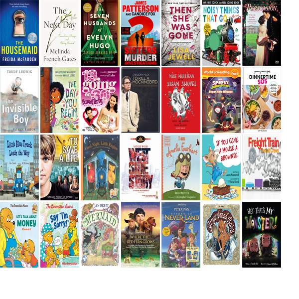 This week the Somerset County Library has 31 new books and eight new movies.  New items include The Housemaid, The Next Day, The Seven Husbands of Evelyn Hugo, 2 Sisters Murder Investigations, Then She Was Gone, Noisy Things That Go, and Persuasion. wowbrary.org/nu.aspx?p=6942…