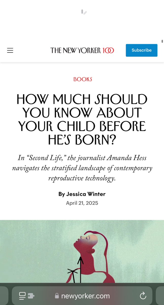 The New Yorker just covered <a href="/OrchidInc/">Orchid</a>

We read an embryo’s full genome to spot 1000+ disease risks—before pregnancy begins 

This isn’t sci-fi. It’s my plan for my future kids. No more rolling the dice.

Why would you leave your kid’s health up to luck?