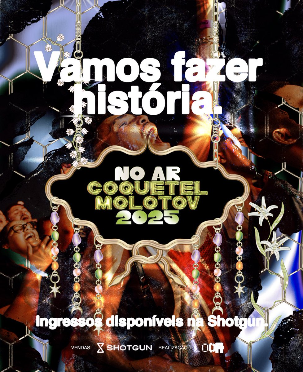 Começou! A pré-venda pro No Ar Coquetel Molotov 2025 tá oficialmente  aberta. 💥 Blind ticket já disponível no site da Shotgun! Ano passado a  gente fez história — e dessa vez não, image size:978x1200