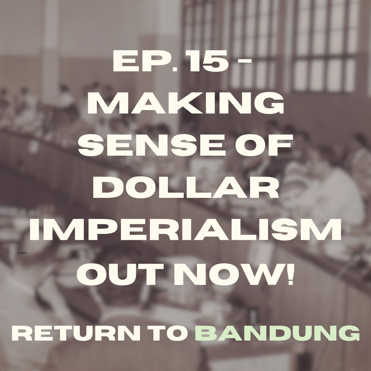 ReturnToBandung's tweet image. 🚨🚨RETURN TO BANDUNG EP. 15 OUT NOW🚨🚨
In this episode, I'm joined by @RadDesai, Director of @GERGconf and co-host of @GeopoliticalEcon's Geopolitical Economy Hour, to discuss dollar imperialism and dedollarization.
Listen now: open.spotify.com/episode/5VHTQM…