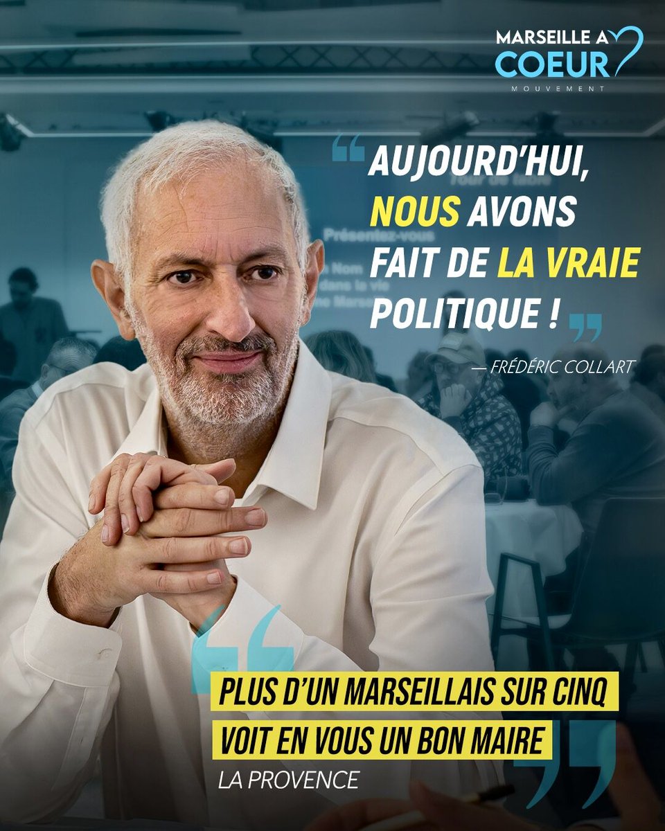 AlbertLAPEYRE's tweet photo. Je souhaite mettre en lumière 1 qualité essentielle pour devenir le futur Maire deMarseille:la capacité d'adaptation
Le Pr Frédéric Collart possède cettequalité.Ellepermet de répondre aux enjeux nouveaux,qu’il s’agisse dela transition écologique ou dela diversification économique https://t.co/NsfTNFx2Sf