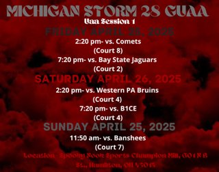Excited to measure up this weekend against some great programs!