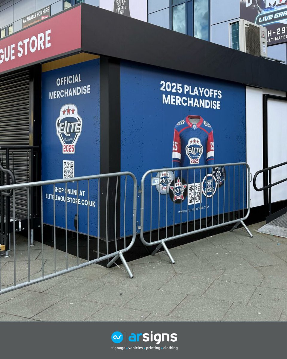 AR Signs Ltd (@arsigns) on Twitter photo This was even sweeter after the <a href="/PanthersIHC/">Nottingham Panthers</a> play-off victory!
Ahead of the weekend, we installed the '25 play-off graphics at <a href="/nottinghamarena/">Motorpoint Arena Nottingham</a> — now we can’t wait to update it with '25 Elite League Playoff Champions.
Massive congrats to the Panthers — you've done Notts proud! This was even sweeter after the <a href="/PanthersIHC/">Nottingham Panthers</a> play-off victory!
Ahead of the weekend, we installed the '25 play-off graphics at <a href="/nottinghamarena/">Motorpoint Arena Nottingham</a> — now we can’t wait to update it with '25 Elite League Playoff Champions.
Massive congrats to the Panthers — you've done Notts proud!