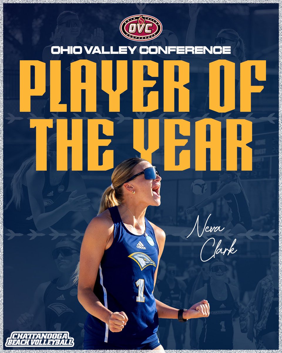 🗣️ And that’s why she’s the 𝗚𝗢𝗔𝗧 🗣️

Allow us to introduce you to the… 𝗧𝗛𝗥𝗘𝗘-𝗧𝗜𝗠𝗘 OVC Player of the Year, Neva Clark!!

#RepeatGrind x #RepeatGlory