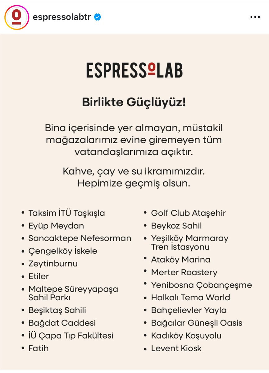 Yerli ve millilik iyidir #deprem #istanbul #Espressolab