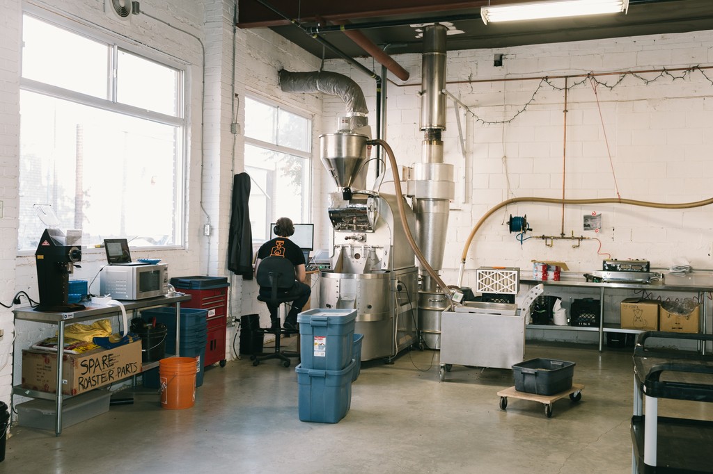 Our entire roastery runs on 100% <a href="/bullfrogpower/">Bullfrog Power</a> energy! This means our natural gas, electricity, &amp; diesel come straight from renewable energy projects all over Ontario and Canada. Plus our @loringroasters is one of the most energy &amp; emissions efficient machines on the market.