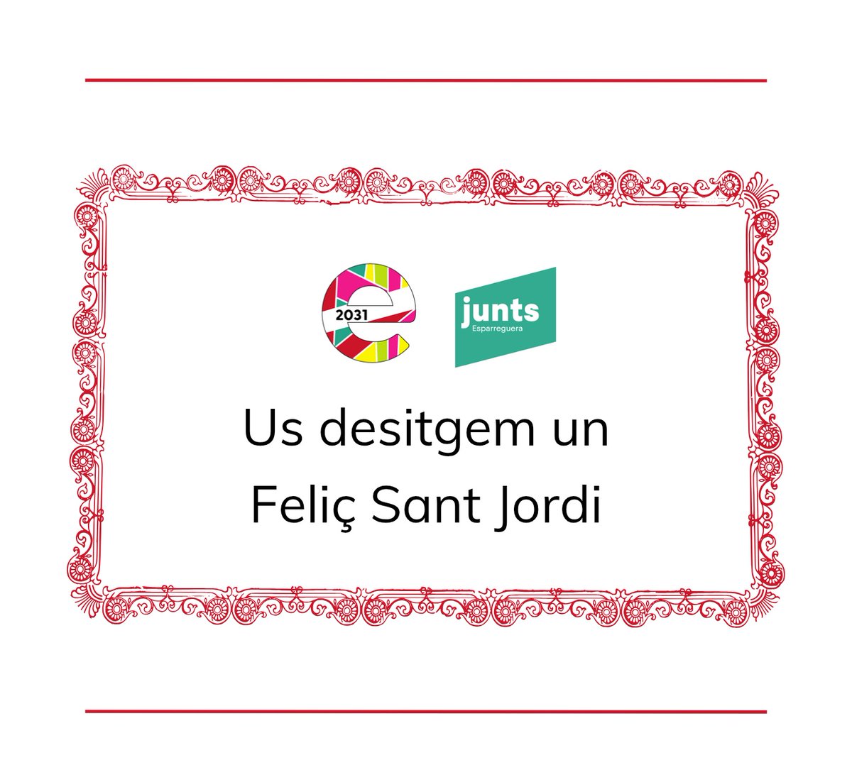 Al local tenim una història preparada per vosaltres. Si passeu per allà agafeu-la.
Esperem que us agradi i feliç diada 📚❤️🌹