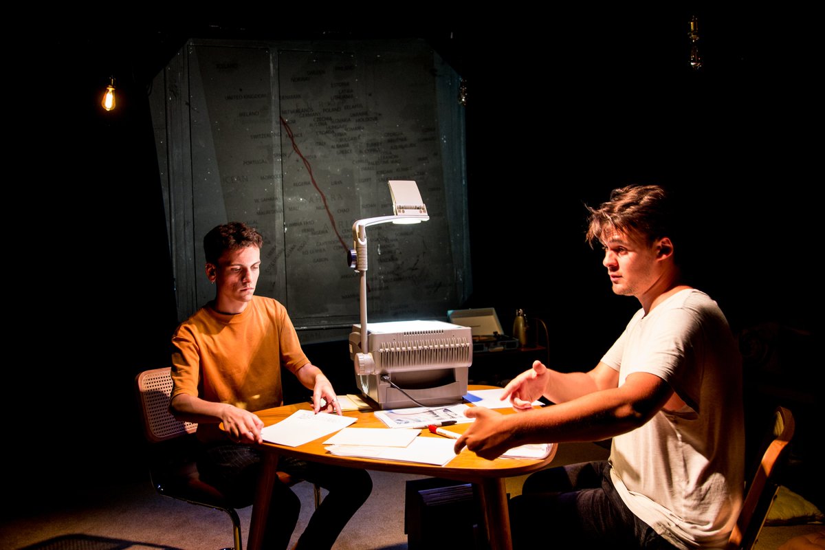 Break a leg to Gabriele Uboldi and Samuel Rees!👏

Lessons on Revolution opens at our theatre today for a limited run.

Most performances are sold out. Best availability for the extra matinee on Wednesday 30 April.

📆 28 April - 3 May
🎟 bit.ly/JSTLessons
📸 Jack Sain