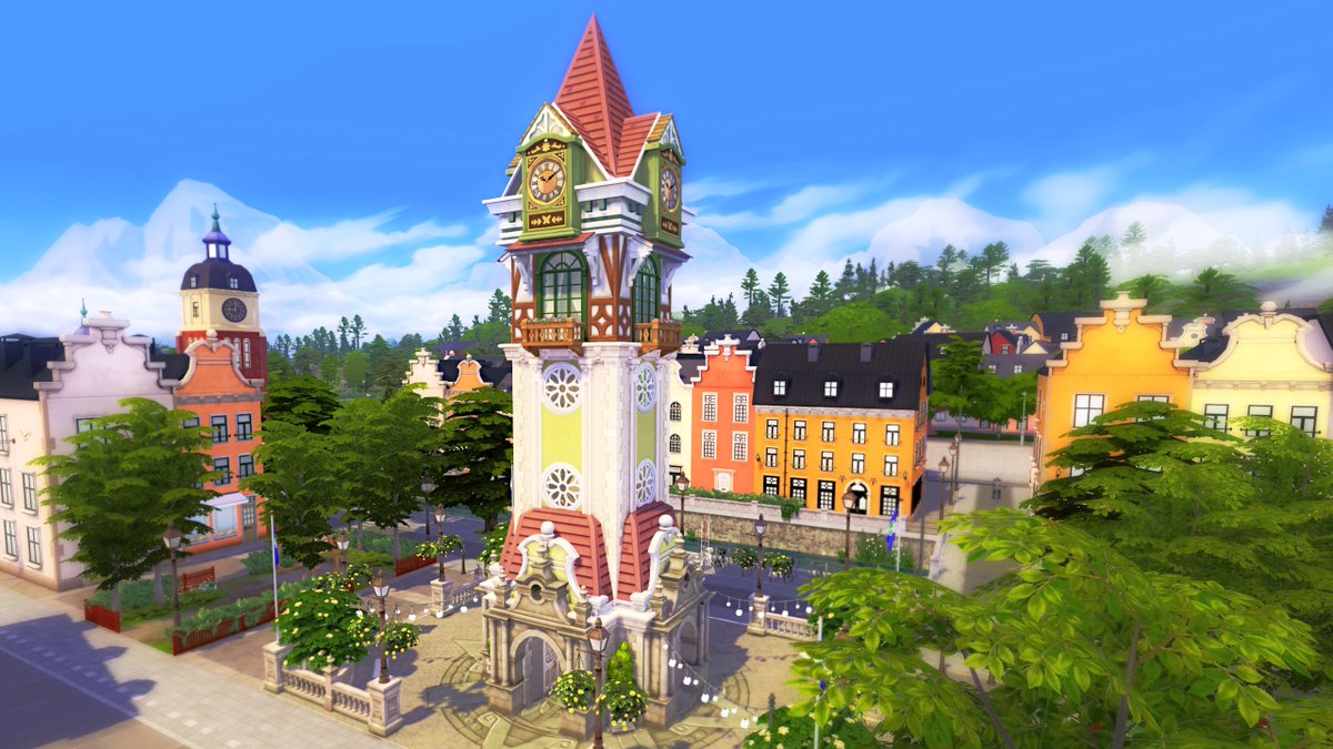 🎐Ghibli Clocktower Starter🎐 

A whimsical and cozy starter home, built for my Sims 4 Ghiblihaven save file. 

Inspired by the charm of Studio Ghibli, this little tower is perfect for any Sim just starting out.

Watch it here: youtu.be/TB4q_AT3fKM

#sims4 #GHIBLI