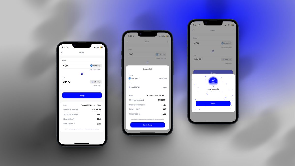 2thewurldd's tweet image. Just Left the kitchen with a clean crypto swap UI 
I basically focused on simplicity, speed, and user trust.
Web3 needs better UX, and we’re designing for it.

Feedbacks would be apprciated
#Base #Web3UI #UIDesign #UX #CryptoDesign #DeFi