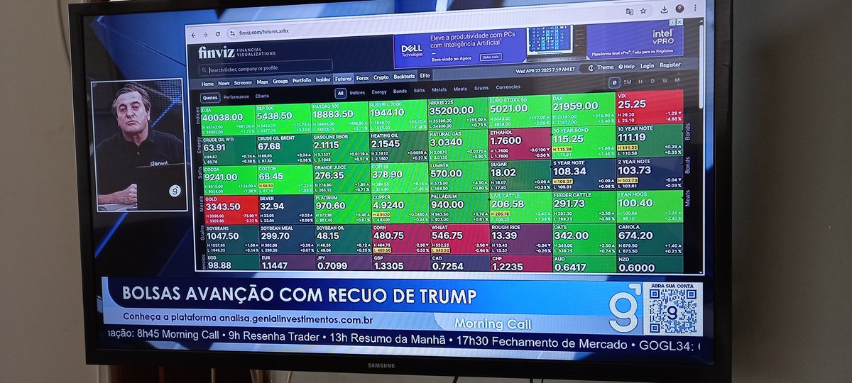 ErradusP's tweet image. Olha essa chamada do Morning Call da @genialinveste ! A Faria Lima é um antro de analfabetos funcionais!
