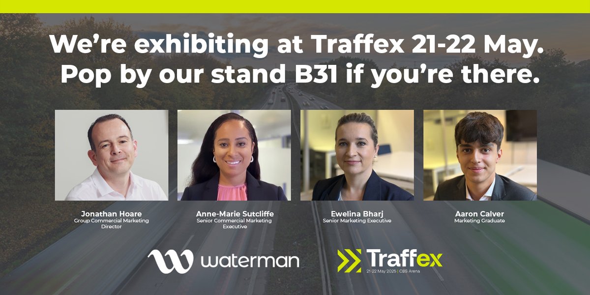 📢 Four weeks to go until <a href="/Traffex/">Traffex</a> 2025!

We're looking forward to exhibiting at #Traffex2025, where we'll be showcasing our #DRIMS and infrastructure services.
 
Come visit us at stand B31 to say hello or get in touch with our team to arrange a meeting.