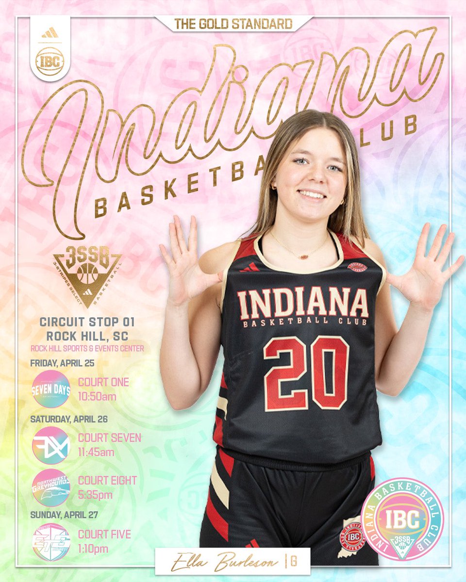 Ella Burleson (@ellaburl2028) on Twitter photo So excited for the first live period of the season! Ready to show off all of my hard work. Come check us out!
<a href="/IBC15U3SSB/">Indiana Basketball Club 15U 3SSB</a> <a href="/IBCWBB/">Indiana Basketball Club</a> <a href="/M14hoopsindy/">M14Hoops Indy</a> <a href="/FHSLadyTigersBB/">FHS Girls Basketball</a> So excited for the first live period of the season! Ready to show off all of my hard work. Come check us out!
<a href="/IBC15U3SSB/">Indiana Basketball Club 15U 3SSB</a> <a href="/IBCWBB/">Indiana Basketball Club</a> <a href="/M14hoopsindy/">M14Hoops Indy</a> <a href="/FHSLadyTigersBB/">FHS Girls Basketball</a>