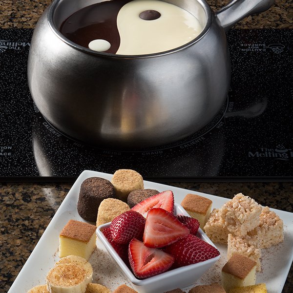 We’re showing our appreciation to all local Teachers, First Responders, and Hometown Heroes with a delicious sweet treat! From Sunday, May 4- Thursday, May 8, to enjoy your choice of creamy cheese fondue, fresh salad, and our decadent chocolate for only $29*!