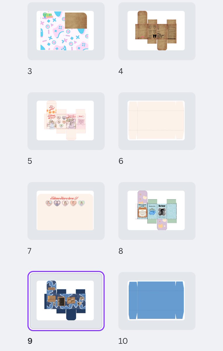 hii!! looking for a customizable blind box? 

look no further coz i offer customizable blind box templates for only ₱180!! 

the perfect customized gift for your loved ones!! 

(printing not included) 

tags: lf commissioner client surprise customizable blind box template canva