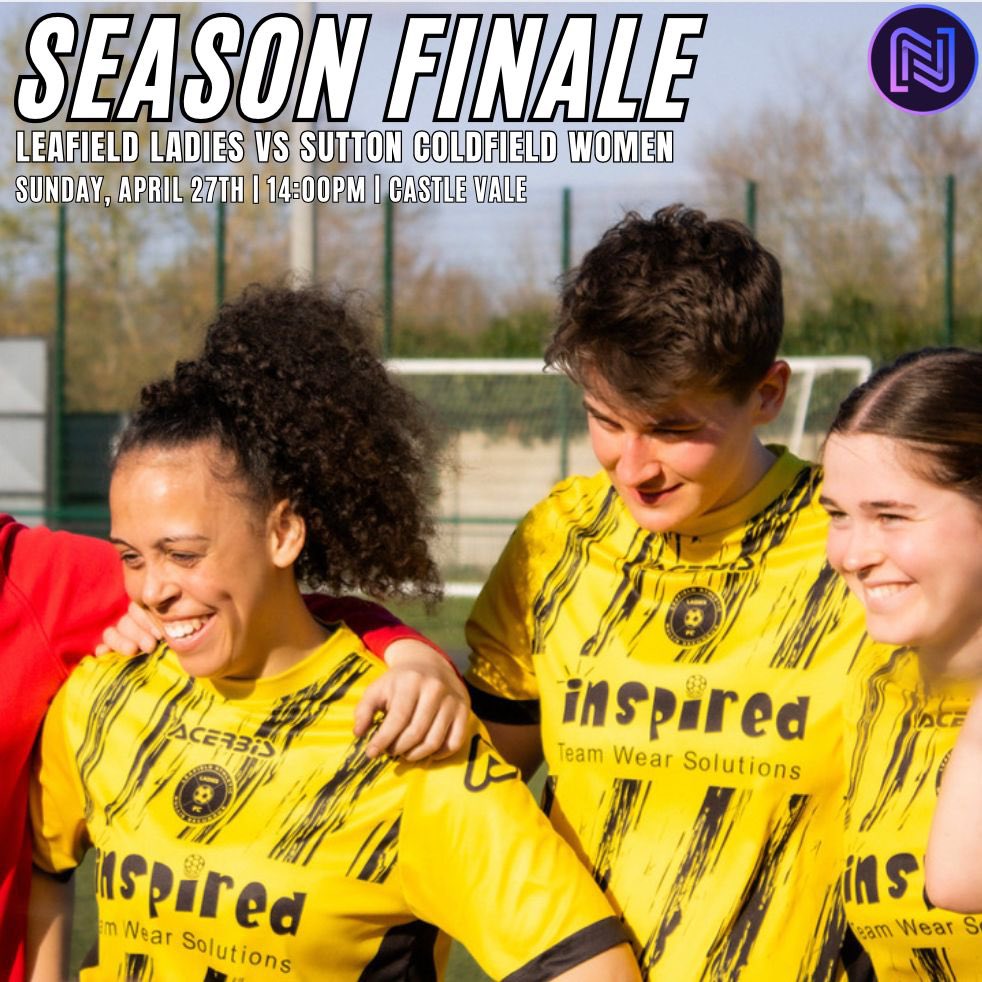 Leafield Ladies FC (@leafieldathlfc) on Twitter photo ๐๐ญโ๐ฌ ๐ญ๐ก๐ ๐๐ข๐ง๐๐ฅ ๐ ๐๐ฆ๐ ๐จ๐ ๐จ๐ฎ๐ซ ๐ก๐ข๐ฌ๐ญ๐จ๐ซ๐ข๐ ๐ฌ๐๐๐ฌ๐จ๐ง ๐ข๐ง ๐ญ๐ก๐ <a href="/FAWNL/">FA Women's National League</a> ๐๐ง๐ ๐ญ๐ก๐ข๐ฌ ๐ฐ๐๐๐ค๐๐ง๐ ๐ฌ๐๐โ๐ฌ ๐ฎ๐ฌ ๐ญ๐๐ค๐ ๐จ๐ง ๐ฅ๐จ๐๐๐ฅ ๐ซ๐ข๐ฏ๐๐ฅ๐ฌ <a href="/SCTFCWomen/">Sutton Coldfield Town FC Women</a> ๐๐ฝ
๐ <a href="/SCTFCWomen/">Sutton Coldfield Town FC Women</a>
๐๏ธ Castle Vale, B35 7LQ
โฐ 14:00 KO
๐ April, 27th
๐ท Adults ยฃ5, ๐๐ญโ๐ฌ ๐ญ๐ก๐ ๐๐ข๐ง๐๐ฅ ๐ ๐๐ฆ๐ ๐จ๐ ๐จ๐ฎ๐ซ ๐ก๐ข๐ฌ๐ญ๐จ๐ซ๐ข๐ ๐ฌ๐๐๐ฌ๐จ๐ง ๐ข๐ง ๐ญ๐ก๐ <a href="/FAWNL/">FA Women's National League</a> ๐๐ง๐ ๐ญ๐ก๐ข๐ฌ ๐ฐ๐๐๐ค๐๐ง๐ ๐ฌ๐๐โ๐ฌ ๐ฎ๐ฌ ๐ญ๐๐ค๐ ๐จ๐ง ๐ฅ๐จ๐๐๐ฅ ๐ซ๐ข๐ฏ๐๐ฅ๐ฌ <a href="/SCTFCWomen/">Sutton Coldfield Town FC Women</a> ๐๐ฝ
๐ <a href="/SCTFCWomen/">Sutton Coldfield Town FC Women</a>
๐๏ธ Castle Vale, B35 7LQ
โฐ 14:00 KO
๐ April, 27th
๐ท Adults ยฃ5,