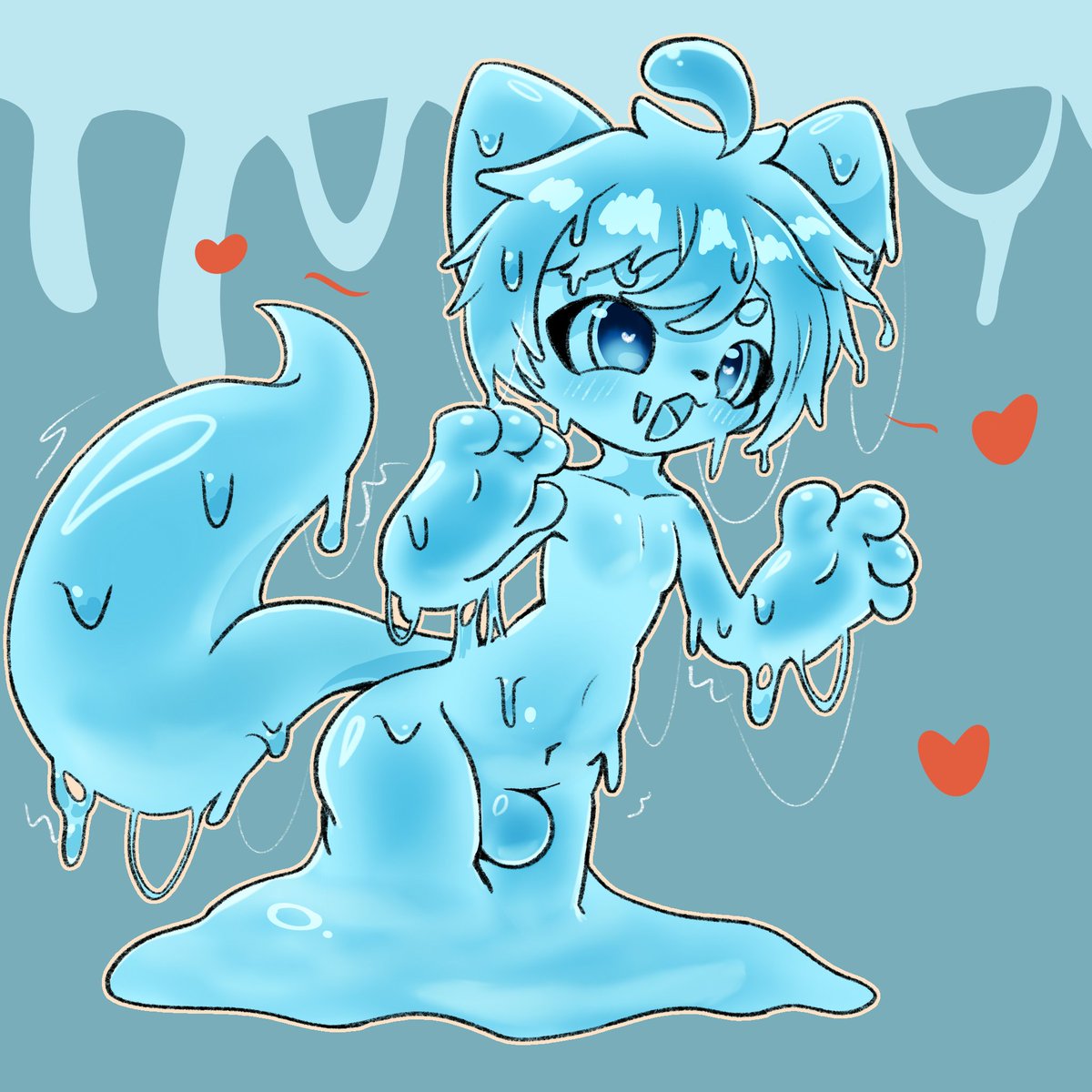 黏糊糊的史莱姆 #furry #tf