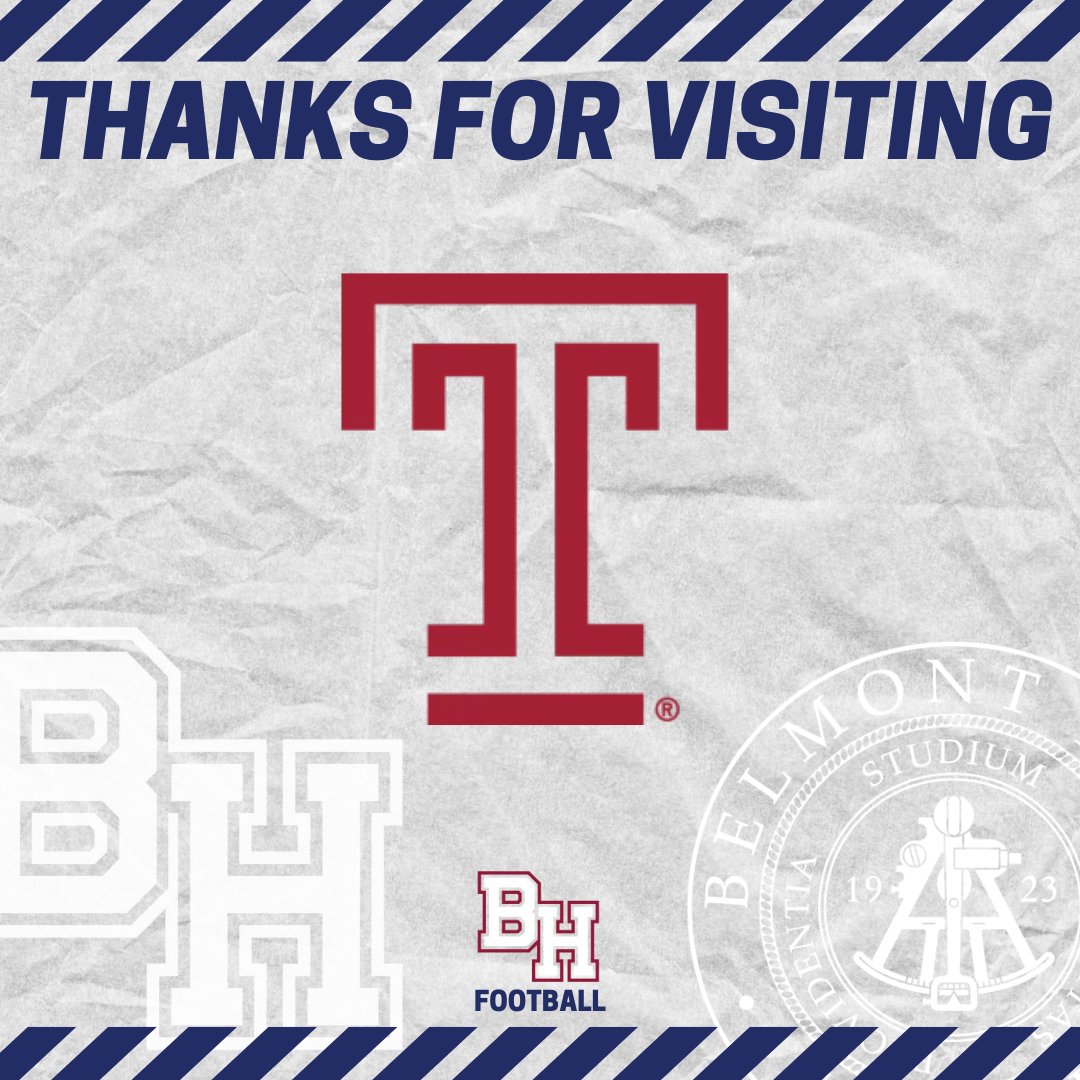 Thank you <a href="/keithdudz/">Keith Dudzinski</a> from <a href="/Temple_FB/">Temple Football</a> for stopping by! #WhyBellHill