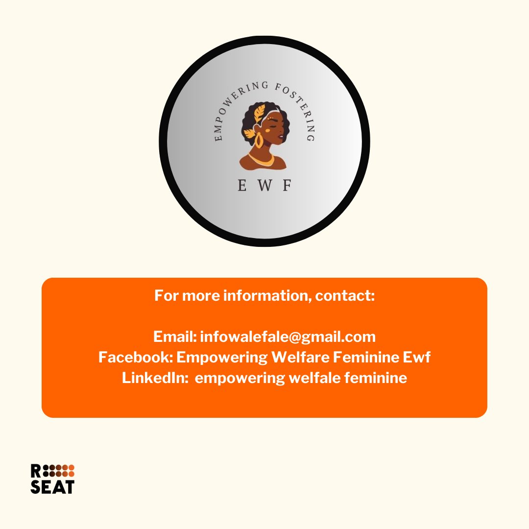 📢 Spotlight on Empowering Welfare Feminine (EWF)!

📌 Based in Rwanda, Empowering Welfare Feminine (EWF) is a nonprofit organization founded in January 2024 by Munyanziza Kaliwabo Aimable, a Congolese refugee living in Rwanda.

EWF's mission is to prevent teenage pregnancies and