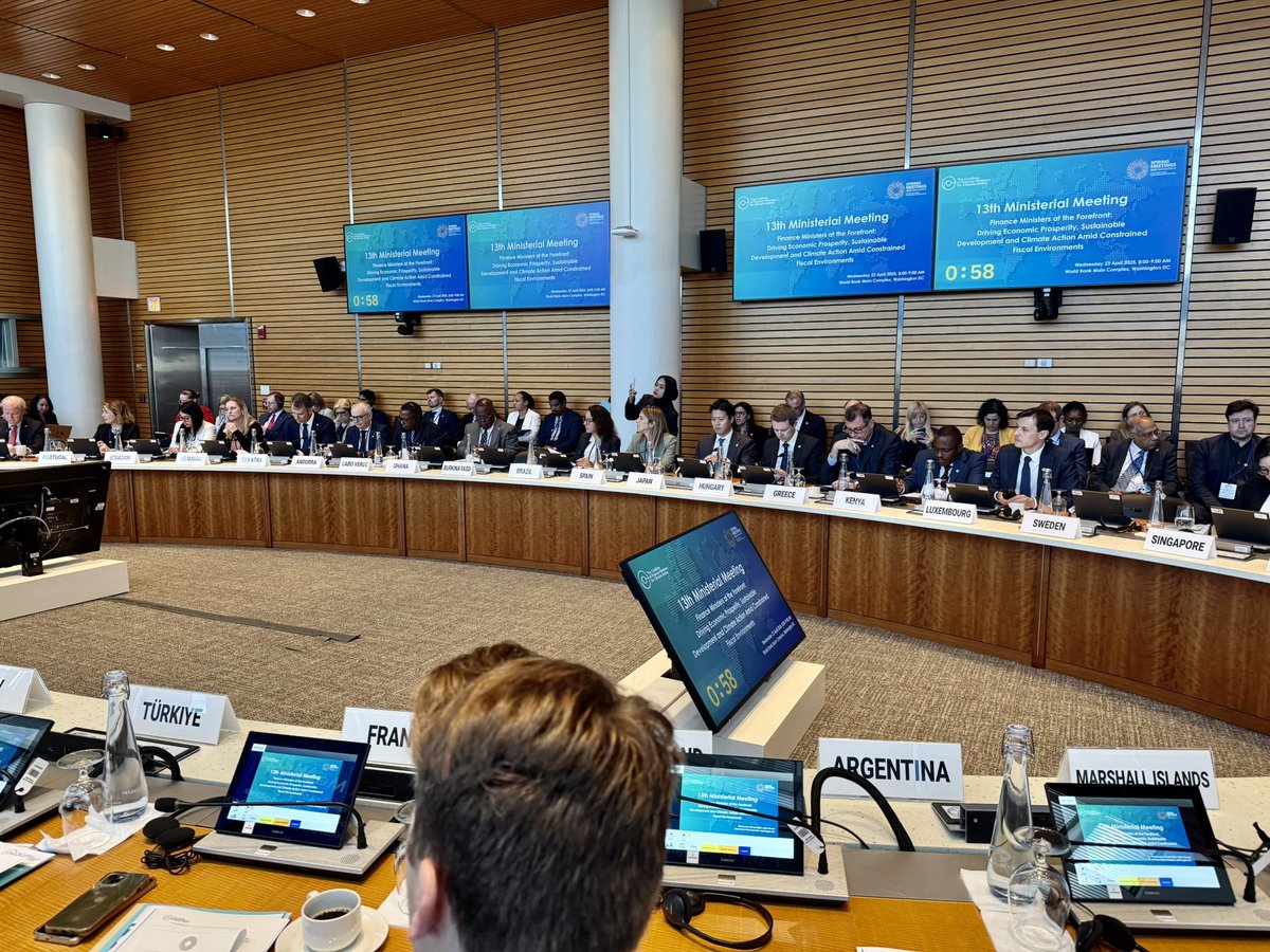 COP29_AZ's tweet image. The COP29 Presidency participated at the plenary alongside finance ministers @the_imf Spring Meetings to reiterate the importance of public finance for meeting international climate objectives and urge climate actors to deliver on the promises already made. #IMFmeetings